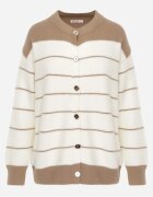 j&x Cardigan Crem cu Vomarie Crem cu bej