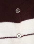 j&x Cardigan Crem cu Vomarie Crem cu bordo