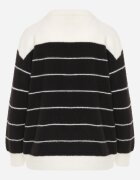 j&x Cardigan Crem cu Vomarie Crem cu negru