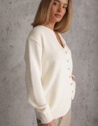 j&x Cardigan descheiat cu nasturi metalici Vizma Bej Bej deschis