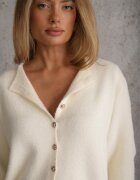 j&x Cardigan descheiat cu nasturi metalici Vizma Bej Bej deschis