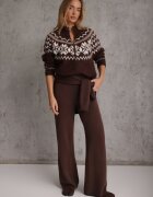 j&x Cardigan din bumbac lână și model norvegian Wilai Maro