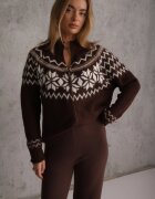 j&x Cardigan din bumbac lână și model norvegian Wilai Maro
