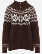 j&x Cardigan din bumbac lână și model norvegian Wilai Maro