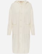 j&x Cardigan din lână cu croială lungă cu nasturi și cu glugă Radonla Bej deschis