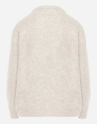 j&x Cardigan elegant din lână și bumbac cu nasturi și buzunare decorative Anubassa Bej deschis