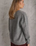 j&x Cardigan elegant din lână și bumbac cu nasturi și buzunare decorative Anubassa Gri
