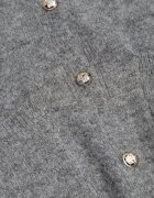 j&x Cardigan elegant din lână și bumbac cu nasturi și buzunare decorative Anubassa Gri