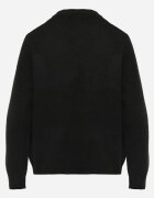 j&x Cardigan elegant din lână și bumbac cu nasturi și buzunare decorative Anubassa Negru