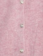 j&x Cardigan elegant din lână și bumbac cu nasturi și buzunare decorative Anubassa Roz