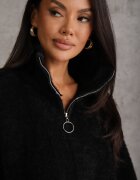j&x Cardigan Enadelis Negru