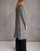 j&x Cardigan lung cu lână și decolteu în V Talei Bej Gri
