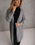 j&x Cardigan lung cu lână și decolteu în V Talei Bej Gri