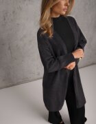 j&x Cardigan lung cu lână și decolteu în V Talei Bej Gri închis