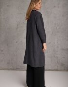 j&x Cardigan lung cu lână și decolteu în V Talei Bej Gri închis
