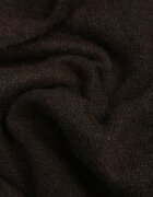j&x Cardigan maxi neîncheiat cu lână cu glugă și broșă cu lanț Minvelda Maro