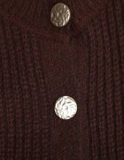 j&x Cardigan oversized cu lână și nasturi decorativi Anollis Maro