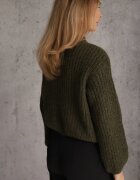 j&x Cardigan oversized cu lână și nasturi decorativi Anollis Verde