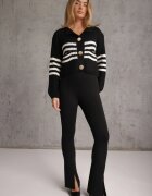j&x Cardigan Pallem Negru