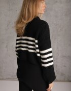 j&x Cardigan Pallem Negru