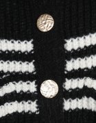 j&x Cardigan Pallem Negru