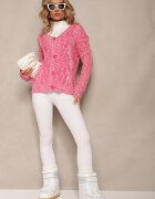 j&x Cardigan Roz cu nasturi cu manșete elastice Annanes