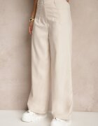 j&x Compleu bej deschis Top decorat cu nasturi și Pantaloni cu croială largă Liracelle