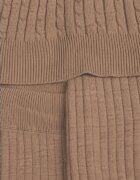j&x Compleu din 3 piese din tricot cu bumbac: vestă cardigan și pantaloni Nordelia Bej