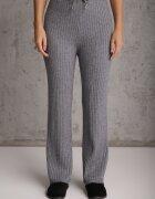 j&x Compleu din 3 piese din tricot cu bumbac: vestă cardigan și pantaloni Nordelia Gri