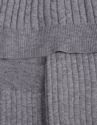 j&x Compleu din 3 piese din tricot cu bumbac: vestă cardigan și pantaloni Nordelia Gri