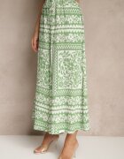j&x Compleu Verde deschis din viscoză cu model floral Cămașă și Pantaloni Sonelienna