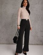 j&x Cu guler înalt cu bumbac Slim fit din material elastic Kuarisa Bej