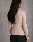 j&x Cu guler înalt cu bumbac Slim fit din material elastic Kuarisa Bej