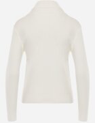 j&x Cu guler înalt minimalist din vâscoză Fisanera Bej deschis
