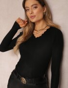 j&x Czarny Sweter Peromela