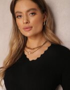 j&x Czarny Sweter Peromela