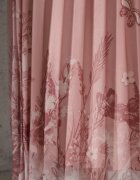 j&x Fustă evazată cu pliuri fine și broderie florală Zephali Roz