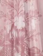j&x Fustă evazată cu pliuri fine și broderie florală Zephali Roz