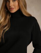 j&x Maletă Casual Negru cu Bumbac și Lână Reillisa