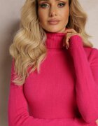j&x Maletă Fucsia Tricotată Apasge