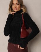 j&x Maletă Negru Casual cu lână Nomilae