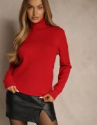 j&x Maletă Roșie Casual cu Bumbac și Lână Reillisa