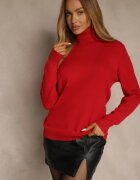 j&x Maletă Roșie Casual cu Bumbac și Lână Reillisa