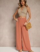 j&x Pantaloni Largi Portocalii Bailesa