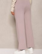 j&x Pantaloni Mov deschis cu croială largă talie înaltă cu Zirconii și elastic în talie Loreitha