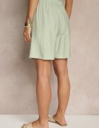 j&x Pantaloni scurți Verzi din Viscoză Talie înaltă Decorați cu Curea Lumilirae