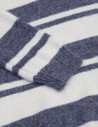 j&x Pulover cu glugă din tricot cu lână și bumbac Edelmi Albastru