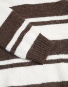 j&x Pulover cu glugă din tricot cu lână și bumbac Edelmi Maro