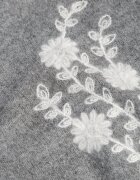 j&x Pulover de iarnă cu motiv floral cu lână Karmira Gri