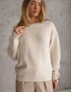 j&x Pulover de iarnă din lână oversize Beliossa Bej deschis